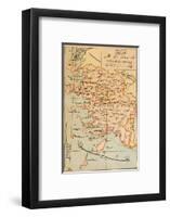 Izmir Region of Turkey - Map-null-Framed Photographic Print