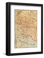 Izmir Region of Turkey - Map-null-Framed Photographic Print