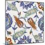 Iznik Pottery Tile-null-Mounted Giclee Print