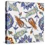 Iznik Pottery Tile-null-Stretched Canvas