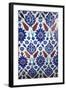 Iznik Tiles, Rustem Pasha Mosque, Istanbul, Turkey-null-Framed Photographic Print