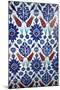 Iznik Tiles, Rustem Pasha Mosque, Istanbul, Turkey-null-Mounted Photographic Print