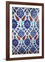 Iznik Tiles, Rustem Pasha Mosque, Istanbul, Turkey-null-Framed Photographic Print