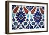 Iznik Tiles, Rustem Pasha Mosque, Istanbul, Turkey-null-Framed Photographic Print