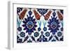 Iznik Tiles, Rustem Pasha Mosque, Istanbul, Turkey-null-Framed Photographic Print