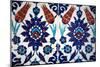 Iznik Tiles, Rustem Pasha Mosque, Istanbul, Turkey-null-Mounted Photographic Print