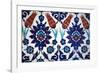 Iznik Tiles, Rustem Pasha Mosque, Istanbul, Turkey-null-Framed Photographic Print