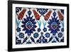 Iznik Tiles, Rustem Pasha Mosque, Istanbul, Turkey-null-Framed Photographic Print