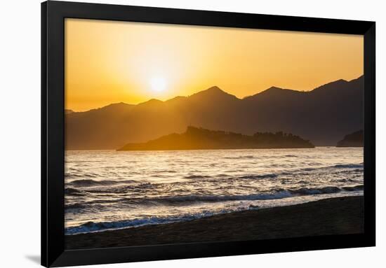 Iztuzu Beach at sunset, Dalyan, Mugla Province, Anatolia, Turkey, Asia Minor, Eurasia-Matthew Williams-Ellis-Framed Photographic Print