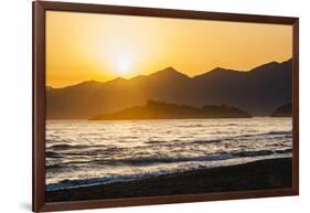 Iztuzu Beach at sunset, Dalyan, Mugla Province, Anatolia, Turkey, Asia Minor, Eurasia-Matthew Williams-Ellis-Framed Photographic Print