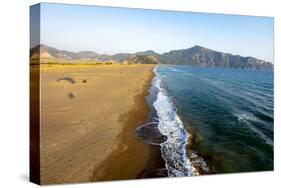 Iztuzu Beach, Dalyan, Koycegiz, Mugla, Turkey.-Ali Kabas-Stretched Canvas