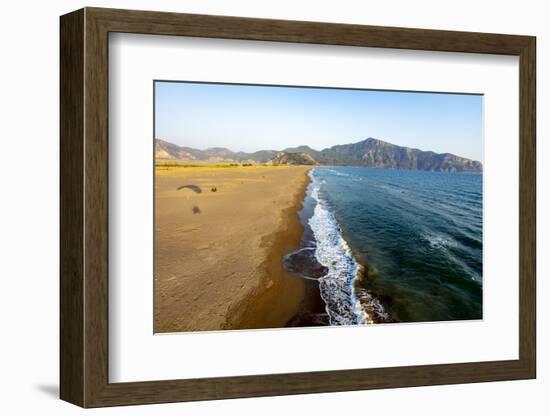 Iztuzu Beach, Dalyan, Koycegiz, Mugla, Turkey.-Ali Kabas-Framed Photographic Print