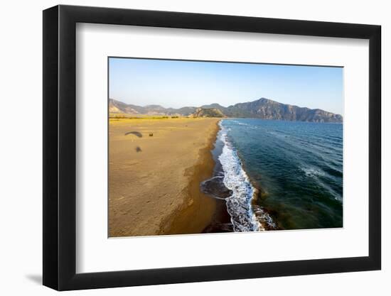 Iztuzu Beach, Dalyan, Koycegiz, Mugla, Turkey.-Ali Kabas-Framed Photographic Print