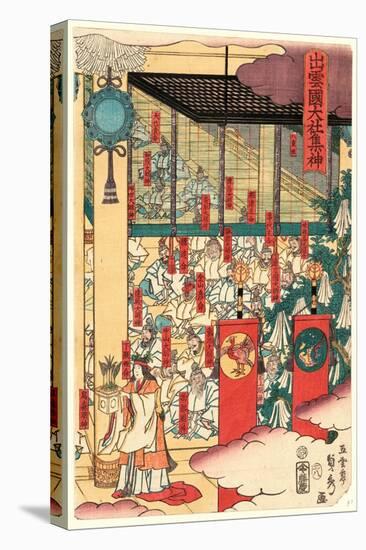 Izumo No Kuni Taisya[?]-Utagawa Sadahide-Stretched Canvas