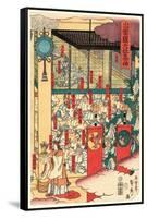 Izumo No Kuni Taisya[?]-Utagawa Sadahide-Framed Stretched Canvas