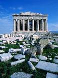 Parthenon at Acropolis (Sacred Rock), Athens, Greece-Izzet Keribar-Stretched Canvas