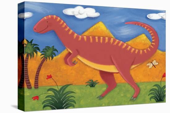 Izzy the Iguanodon-Sophie Harding-Stretched Canvas