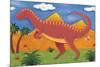 Izzy the Iguanodon-Sophie Harding-Mounted Premium Giclee Print