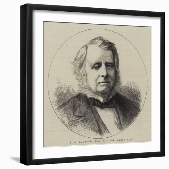 J a Roebuck, Esquire, Mp for Sheffield-null-Framed Giclee Print