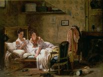 Two Women in Bed-J.A. Rohne-Giclee Print