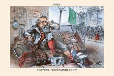 Puck Magazine: Another Occupation Gone-J. A. Wales-Laminated Premium Giclee Print
