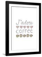 J'adore Coffee-Lottie Fontaine-Framed Giclee Print