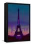 J'adore Paris - Eiffel Tower-Cora Niele-Framed Stretched Canvas