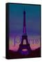 J'adore Paris - Eiffel Tower-Cora Niele-Framed Stretched Canvas