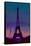 J'adore Paris - Eiffel Tower-Cora Niele-Framed Stretched Canvas