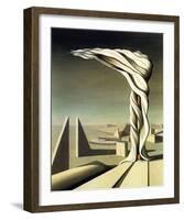 J'Ai Vu Trois Cites, 1944-Kay Sage-Framed Art Print