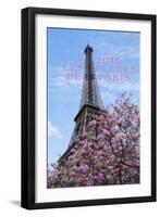 J'aime les Fleur de Paris-Cora Niele-Framed Giclee Print