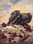 A First World War Tank-J. Allen Shuffrey-Framed Giclee Print