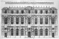 The Louvre, from Les Plus Excellents Batiments de France-J. Androuet Ducerceau-Mounted Giclee Print