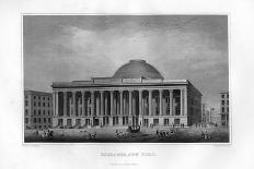 The Park and City Hall, New York, 1855-J Archer-Mounted Giclee Print