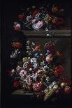 Still Life of Flowers-J-B Monnoyer and Jakob Bogdany-Framed Stretched Canvas