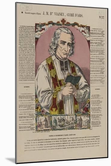 J.-B. Vianney, curé d'Ars-null-Mounted Giclee Print