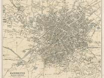 Map of London and Its Suburbs-J. Bartholomew-Stretched Canvas