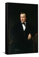 J. Brahms, circa 1860-Karl Von Jagemann-Framed Stretched Canvas