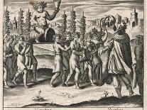 Pentheus, King of Thebes Opposes, The Orgiastic Cult of Bacchus-J. Briot-Photographic Print