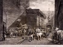 The Hour Glass Brewery, London, 1821-J Bromley-Framed Stretched Canvas