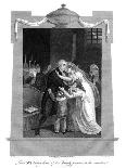 Louis XVI Taking Leave of His Family Previous to His Execution, 1793-J Brown-Mounted Giclee Print