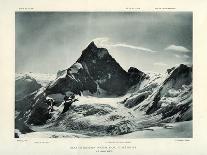 The Matterhorn from the Col D'Herens, Switzerland, C1900-J Brunner-Stretched Canvas