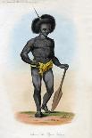 Native of the Papua Islands, C1840-J Bull-Framed Giclee Print