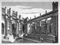 View of Lothbury Court, the Bank of England. City of London, 1809-J Burnett-Giclee Print