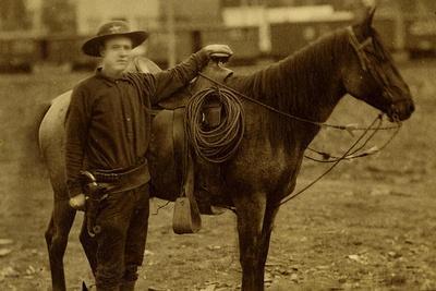 Arizona Sheriff With Revolver Ca 1880s-1890s.