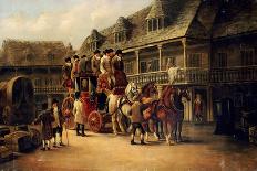 Stage Coach Outside a Tavern, Bath 1819-J.C. Maggs-Giclee Print