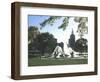 J.C. Nichols Fountain, Country Club Plaza, Kansas City, Missouri, USA-Michael Snell-Framed Photographic Print