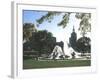 J.C. Nichols Fountain, Country Club Plaza, Kansas City, Missouri, USA-Michael Snell-Framed Photographic Print