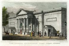 The Russell Institution, Great Coram Street, Bloomsbury, London, 1828-J Carter-Framed Giclee Print