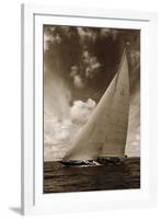 J-Class K3 Yacht-Ben Wood-Framed Giclee Print